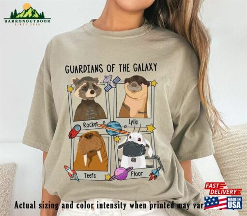 Guardians Of The Galaxy 2023 Comfort Colors Shirt Rocket And Friends Classic Sweatshirt