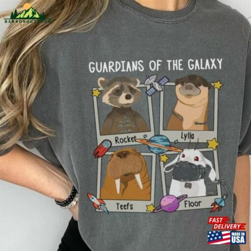 Guardians Of The Galaxy 2023 Comfort Colors Shirt Rocket And Friends Sweatshirt Hoodie