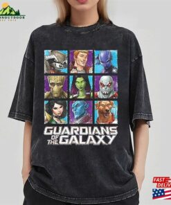 Guardians Of The Galaxy Faces T-Shirt Characters Shirt Marvel Movie 2023 Sweatshirt