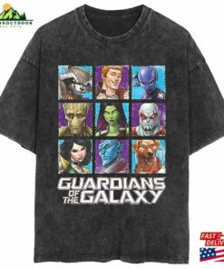 Guardians Of The Galaxy Faces T-Shirt Characters Shirt Marvel Movie 2023 Sweatshirt