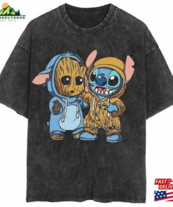Guardians Of The Galaxy Groot Stitch T-Shirt Marvel Movie 20023 Vol 3 Shirt Hoodie