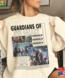 Guardians Of The Galaxy Merch Movie Shirt 90S Retro Vintage Unisex Classic Tee