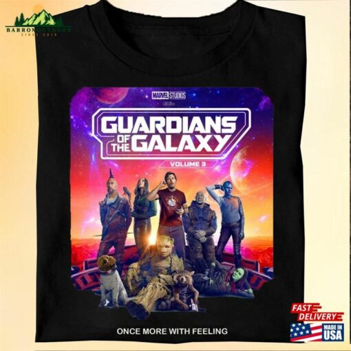 Guardians Of The Galaxy Shirt Marvel Movie 2023 Volume 3 T-Shirt Unisex