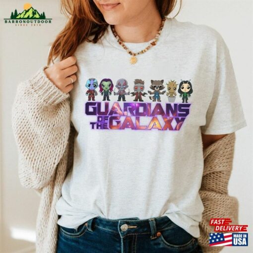 Guardians Of The Galaxy Shirt Rocket And Friends Sweatshirt Avengers Marvel Movie 2023 Tee Hoodie T-Shirt