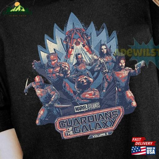 Guardians Of The Galaxy Vol 3 Comforts Colors Shirt Superhero T-Shirt Movie Classic Unisex