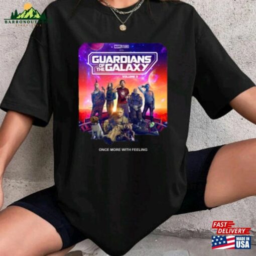 Guardians Of The Galaxy Vol3 Shirt Once More With Feeling Gotg 2023 Hoodie Classic