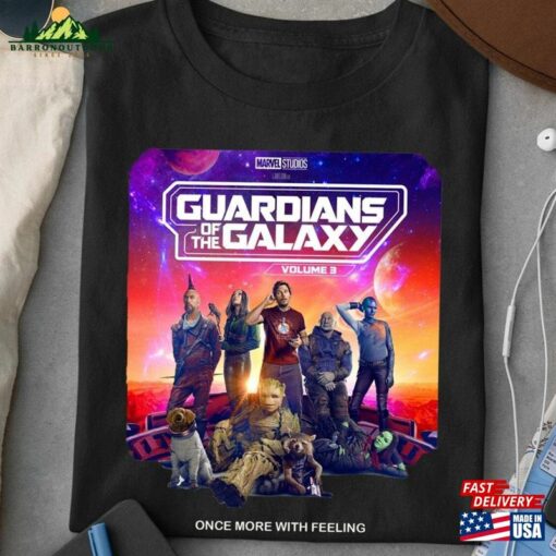 Guardians Of The Galaxy Vol3 Shirt Once More With Feeling Gotg 2023 Hoodie Classic