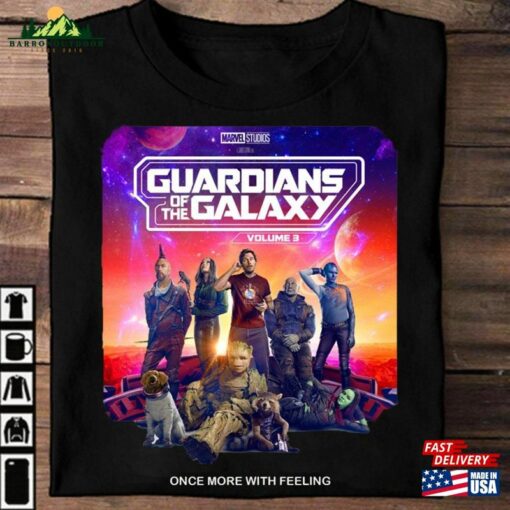 Guardians Of The Galaxy Vol3 Shirt Once More With Feeling Gotg 2023 Hoodie Classic