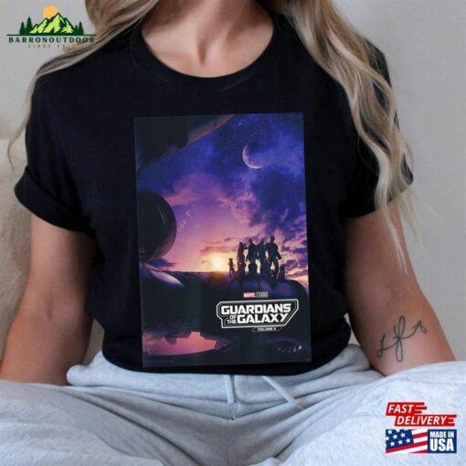 Guardians Of The Galaxy Volume 3 Movie Poster Logo Shirt Marvel 2023 Sweatshirt Hoodie