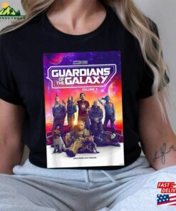 Guardians Of The Galaxy Volume 3 Poster Shirt Marvel Movie 2023 T-Shirt Sweatshirt