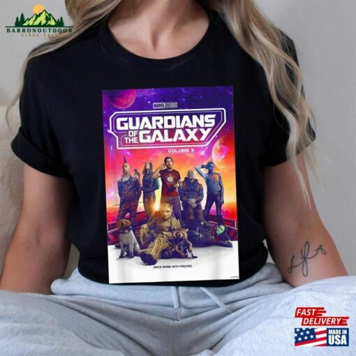 Guardians Of The Galaxy Volume 3 Poster Shirt Marvel Movie 2023 T-Shirt Sweatshirt