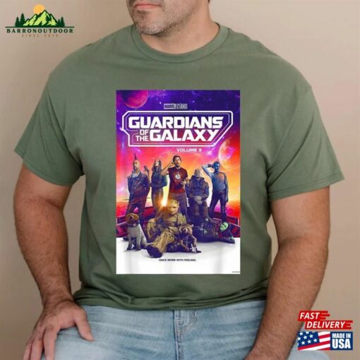 Guardians Of The Galaxy Volume 3 Poster Shirt Marvel Movie 2023 T-Shirt Sweatshirt