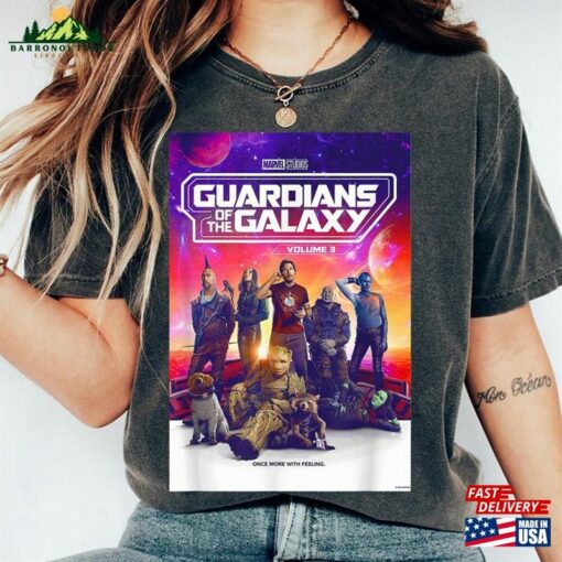 Guardians Of The Galaxy Volume 3 Poster Shirt Marvel Movie 2023 T-Shirt Sweatshirt