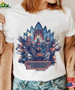 Guardians Of The Galaxy Volume 3 Team Action Bowie Shirt Marvel Movie 2023 Classic T-Shirt