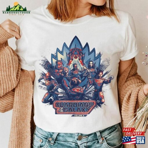 Guardians Of The Galaxy Volume 3 Team Action Bowie Shirt Marvel Movie 2023 Classic T-Shirt