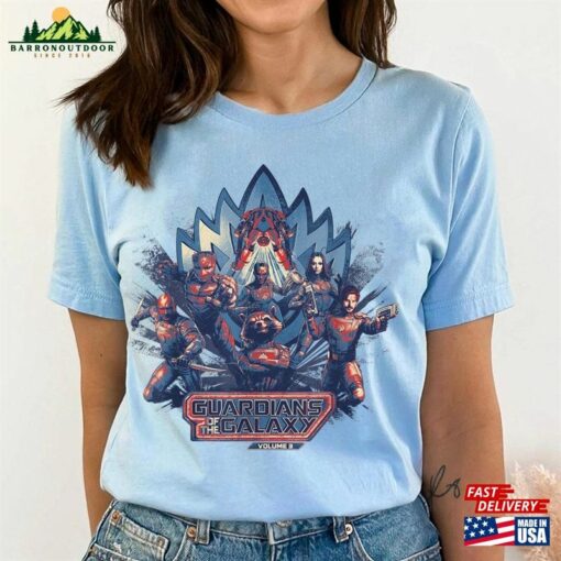 Guardians Of The Galaxy Volume 3 Team Action Bowie Shirt Marvel Movie 2023 Classic T-Shirt