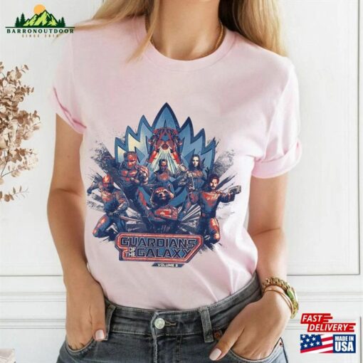 Guardians Of The Galaxy Volume 3 Team Action Bowie Shirt Marvel Movie 2023 Classic T-Shirt