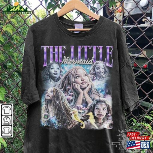 Halle Bailey Movie Shirt Little 90S Y2k Vintage Retro Bootleg Hoodie Classic