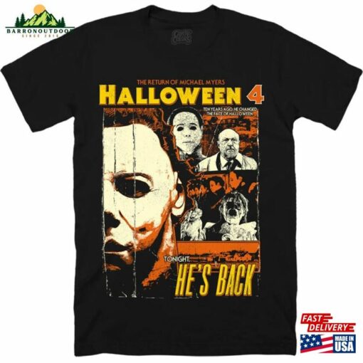 Halloween 4 The Return T-Shirt V Neck Hoodie Sweatshirt Gift Shirt 2023 On Birthday