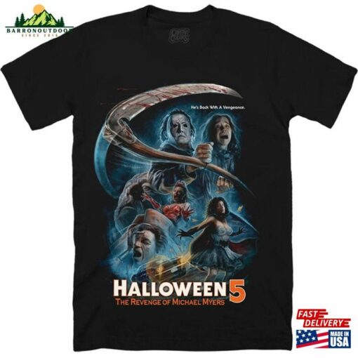 Halloween 5 T-Shirt V Neck Hoodie Sweatshirt Gift Shirt 2023 On Birthday