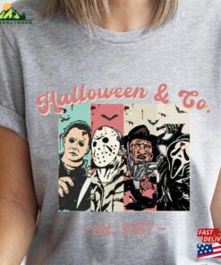 Halloween And Co Shirt Horror Characters Hoodie T-Shirt Halloween And Co Shirt Horror Characters Hoodie T-Shirt