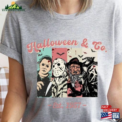 Halloween And Co Shirt Horror Characters Hoodie T-Shirt