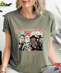 Halloween And Co Shirt Horror Characters Hoodie T-Shirt Halloween And Co Shirt Horror Characters Hoodie T-Shirt