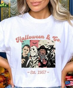 Halloween And Co Shirt Horror Characters Unisex T-Shirt Halloween And Co Shirt Horror Characters Unisex T-Shirt