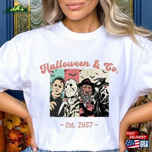 Halloween And Co Shirt Horror Characters Unisex T-Shirt