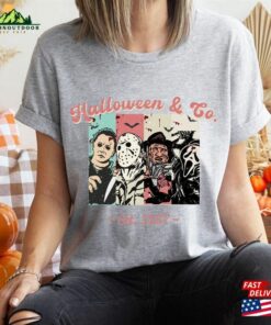 Halloween And Co Shirt Horror Characters Unisex T-Shirt Halloween And Co Shirt Horror Characters Unisex T-Shirt