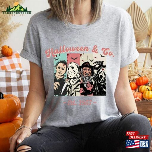 Halloween And Co Shirt Horror Characters Unisex T-Shirt