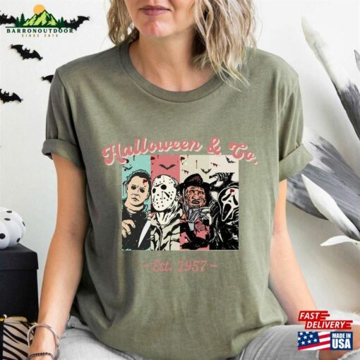 Halloween And Co Shirt Horror Characters Unisex T-Shirt