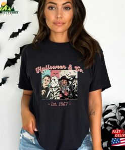 Halloween And Co Shirt Horror Characters Unisex T-Shirt 3 Halloween And Co Shirt Horror Characters Unisex T Shirt 4