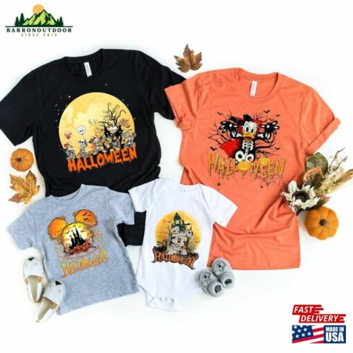 Halloween Cartoon Shirt Family Group T-Shirt Classic