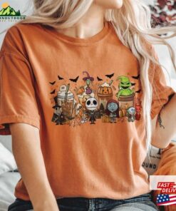 Halloween Characters Coffee Cup Shirt Drink Latte Sweatshirt T-Shirt
