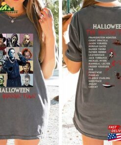 Halloween Characters The Horror Tour Shirt Movie Eras Universal Studios Nights 2023 Classic Sweatshirt 3