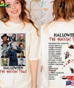 Halloween Characters The Horror Tour Shirt Movie Eras Universal Studios Nights 2023 Classic Sweatshirt 4