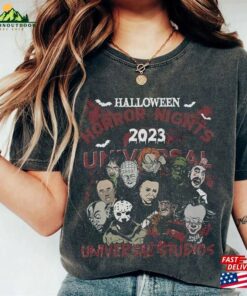 Halloween Characters The Horror Tour Shirt Universal Studios Nights 2023 Hoodie Unisex 2 Halloween Characters The Horror Tour Shirt Universal Studios Nights 2023 Hoodie Unisex 3