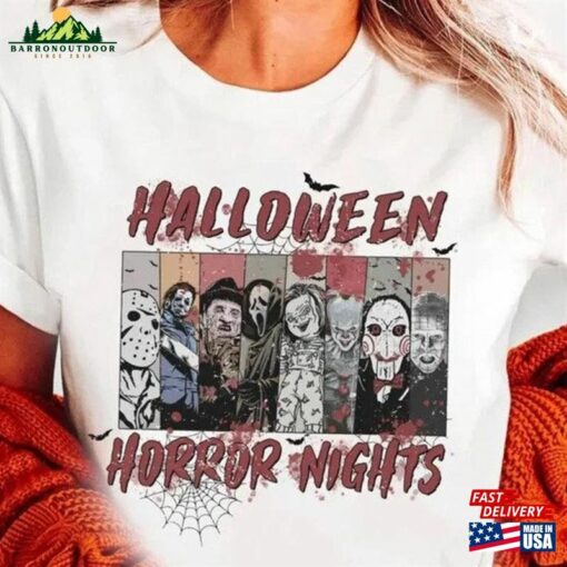 Halloween Decorations Horror Nights Universal Studios Shirts T-Shirt Sweatshirt