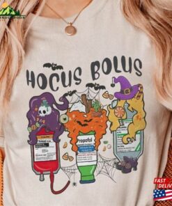 Halloween Hocus Bolus Shirt Funny Nurse Sweatshirt Icu Unisex