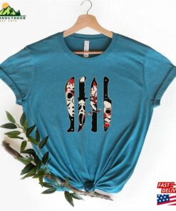Halloween Horror Movie Knives Shirt Characters Unisex Classic 3