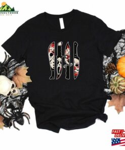 Halloween Horror Movie Knives Shirt Characters Unisex Classic 4