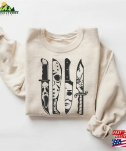 Halloween Horror Movie Knives Vintage Sweatshirt Classic