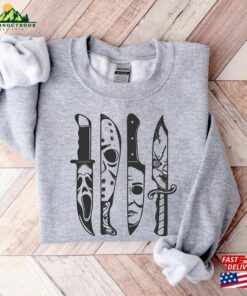 Halloween Horror Movie Knives Vintage Sweatshirt Classic 3