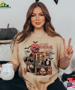 Halloween Horror Nights Shirt Vintage Retro Characters T Shirt Scary Movie Sweatshirt Hoodie 4