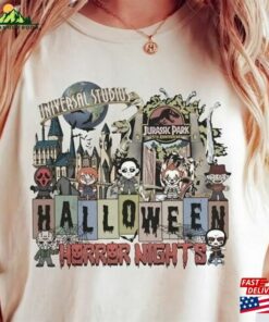 Halloween Horror Nights Universal Studios Shirt Characters Scary Movie Tee Classic T-Shirt