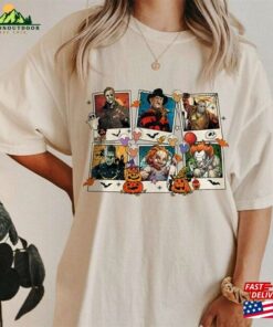 Halloween Horror Shirt Movie Killers Mugshots Happy 2023 T-Shirt Sweatshirt