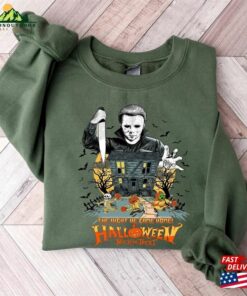 Halloween Horror Shirt Vintage Michael Myers Sweatshirt Movie Character Hoodie Classic T-Shirt