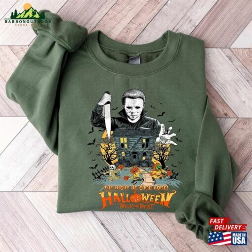 Halloween Horror Shirt Vintage Michael Myers Sweatshirt Movie Character Hoodie Classic T-Shirt