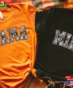 Halloween Mama And Mini Tee Couple Shirts Funny Sweatshirt Hoodie